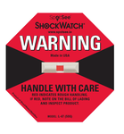 防震标签标贴，深圳shockwatch50G红色L-47碰撞显示标贴