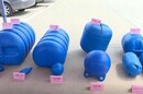 辽宁大连塑料浮球生产设备、海上浮球制造设备