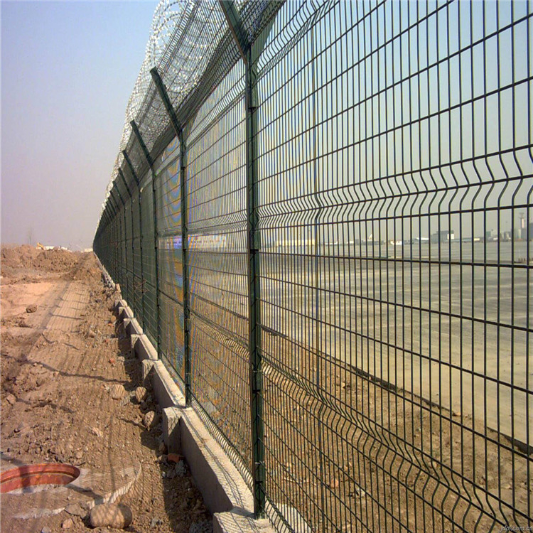 阿坝红原铝包钢围网民用机场护栏网