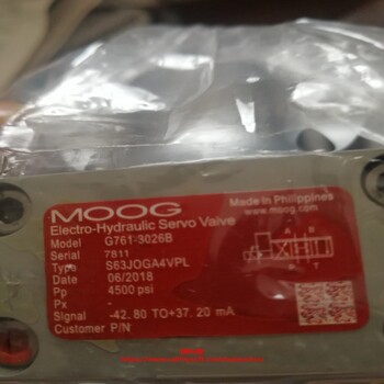 MOOG伺服阀美国穆格MOOG62-129伺服阀优惠