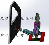 合肥雄强科技汽车门板辅助储物盒刚度检测台