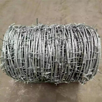 河北镀锌刺绳厂家供应唐山圈山铁蒺藜铁丝网围栏
