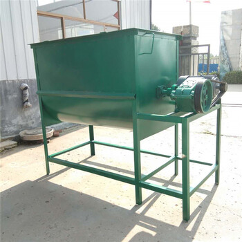 臥式攪拌機(jī)信達(dá)定做小型300kg草粉飼料混合機(jī)