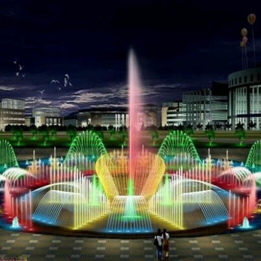 伊川广场假山喷泉