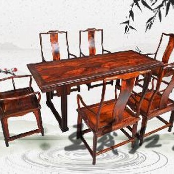 缅甸花梨茶台家具传统茶文化王义缅甸花梨茶台家具精雕花纹