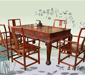 各种老料红木家具实木餐桌雕工精美细致古色古香王义红木家具