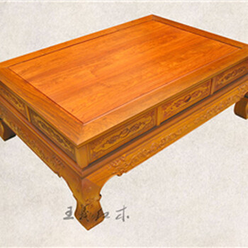 大叶紫檀材质王义红木桌子套件客厅家具购买指南及价格