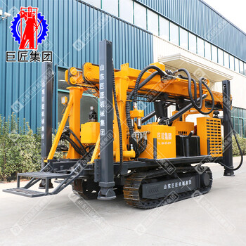 巨匠集團(tuán)JDL-350機(jī)械式頂驅(qū)水氣兩用鉆機(jī)多功能勘探氣動(dòng)打井機(jī)