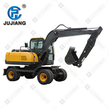 WJL90-9M轮式液压挖掘机工程挖沟开渠机械农用抓木挖机