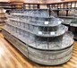 四川超市货架多层散称散装零食面包饼干展示柜木质中岛置物架