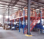 阁楼式货架生产厂家钢结构隔层平台搭建车间重型储物架仓储货架