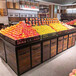 水果货架展示架超市生鲜蔬菜果蔬架子水果店多层中岛置物货架