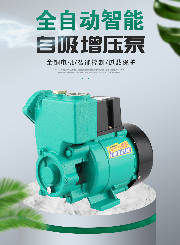 GP125W空调泵家用自吸泵吸水泵抽水机清水泵小型抽水泵循环泵自动
