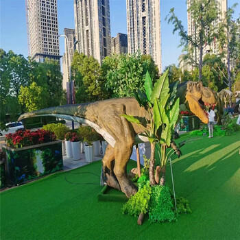互动恐龙展出租公司静态恐龙模型租赁