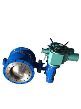 CPQ940H-16C-電動偏心半球閥電動法蘭球閥