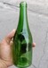 绿色玻璃瓶，绿色酒瓶