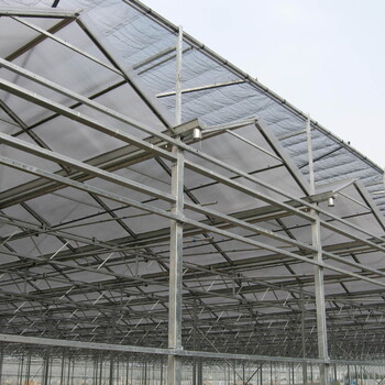 温室大棚电动遮阳网温室顶侧开窗温室遮阳棚设计