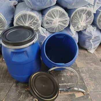 淄博临淄区200升抱箍桶法兰桶200kg废液包装桶400斤包装运输桶