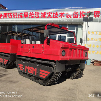 瓦尔特霸王龙双节履带全地形车载重量大，可载重1.5吨-30吨物资