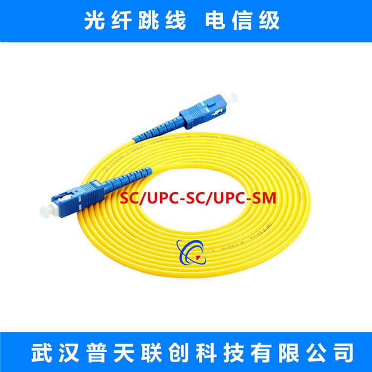 光纤跳线SC/UPC-SC/UPC单模电信级尾纤