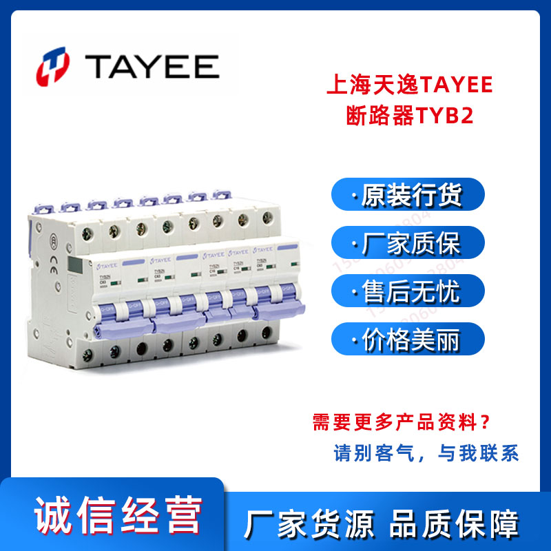 TAYEE断路器TYB2LEN324D32上海天逸剩余电流动作断路器6kA4P32A
