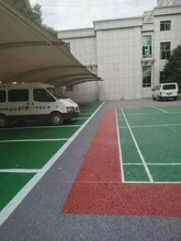 南京市政工程鋪裝海綿城市透水混凝土路面的環保理念圖片