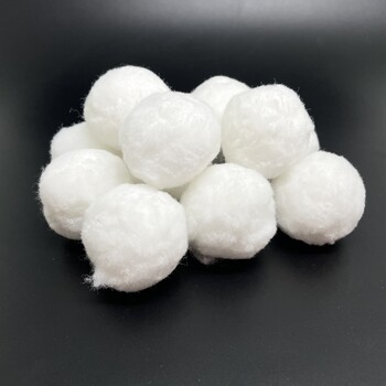 咸宁纤维球滤料印染纺织废水处理悬浮物过滤材料