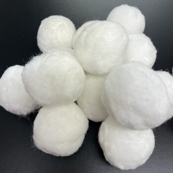 咸宁纤维球滤料印染纺织废水处理悬浮物过滤材料