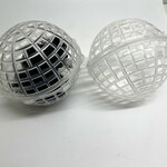 绍兴悬浮球填料速分生化球pp材质球形水处理填料