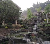 园林工程英石产地假山石料施工效果图中式庭院摆景