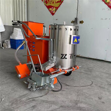 油漆标线划线机手推道路热熔划线机的操作流程