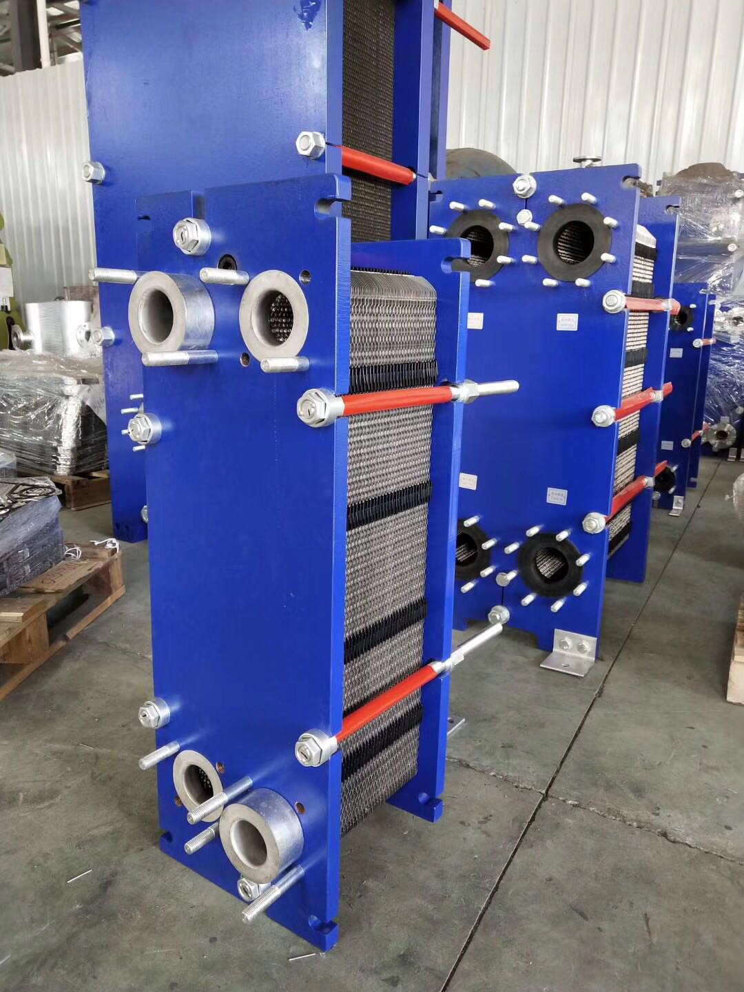 河南新乡锅炉配套板式换热器、涂装前板式换热器、水水热交换器