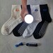 精梳棉亮燈襪可亮燈可磁檢外貿產品批發