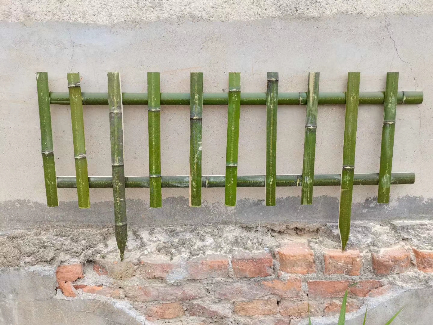 铅山 竹篱笆塑钢pvc护栏菜园使用