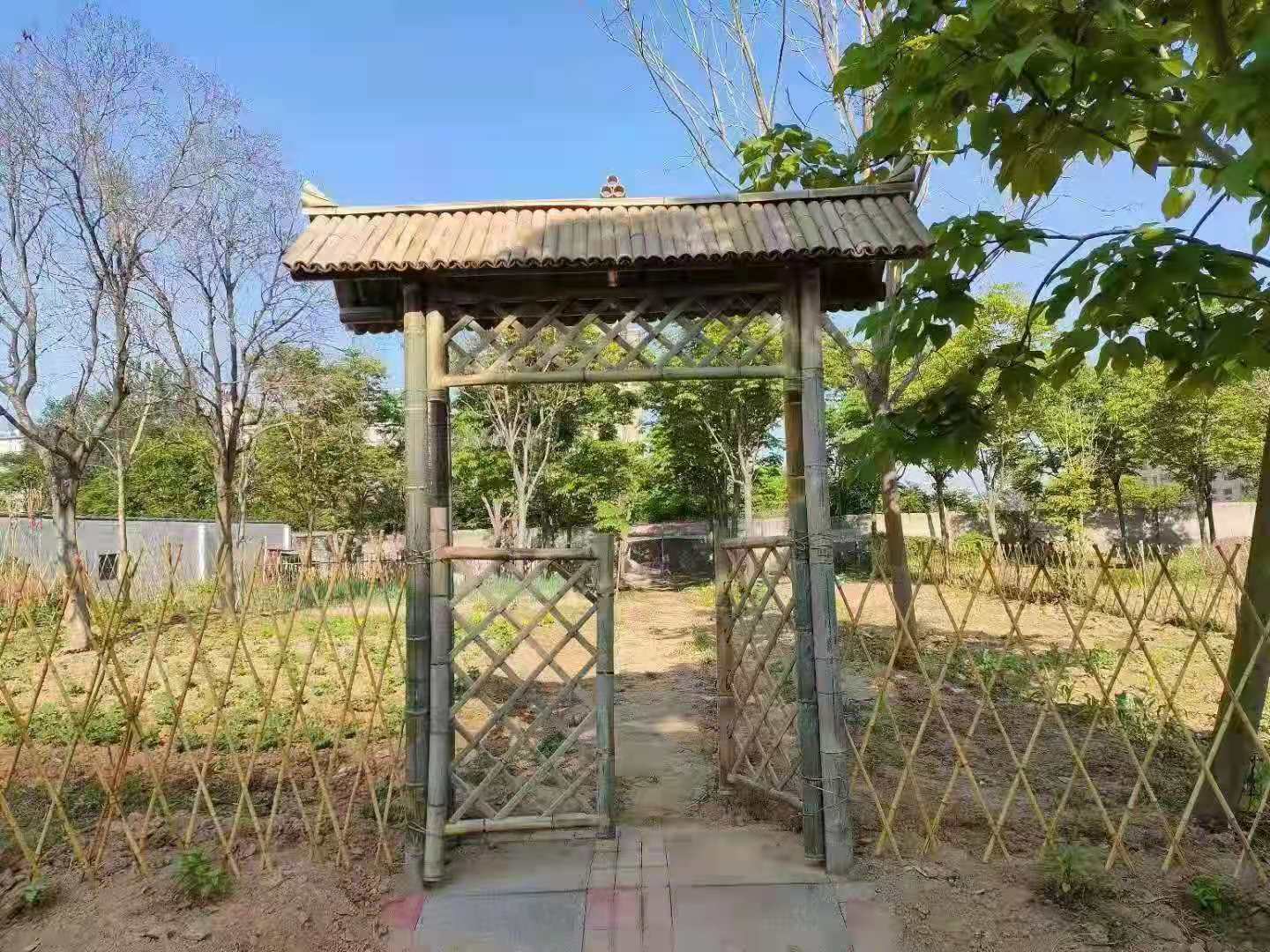 金东区 竹篱笆pvc塑钢护栏美丽乡村