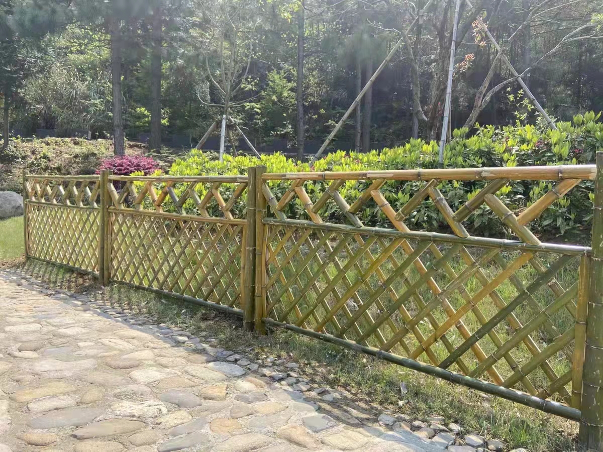 顺昌 竹篱笆塑钢pvc护栏围栏菜园使用