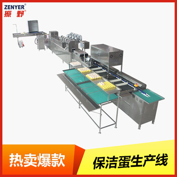 振野ZYX-JS1-D1-C小型保洁蛋清洗分级机全自动鸡蛋清洗机