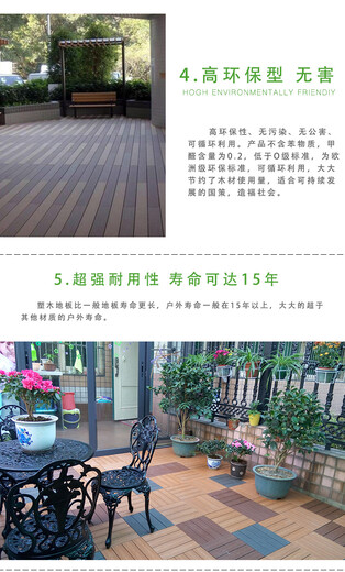 汉中木塑景观地板当地市场价格