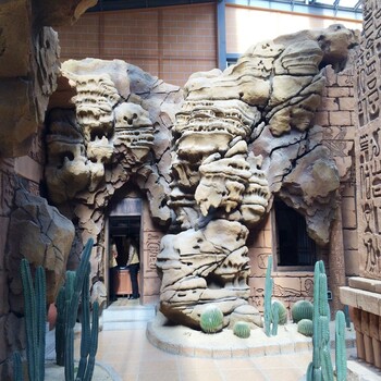拉萨假山洞穴商家-拉萨海洋馆雕塑承接