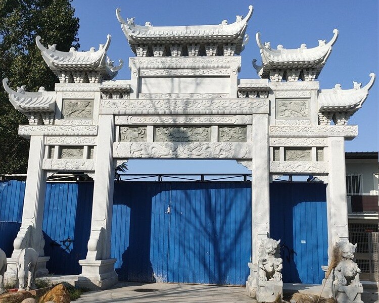美麗鄉村路口門樓