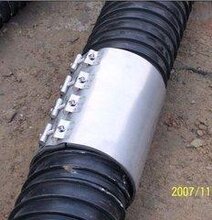 HDPE塑钢缠绕管不锈钢卡箍、厂家、全国发货