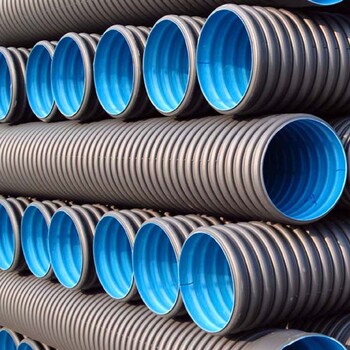 HDPE钢带增强波纹管钢带管厂家钢带波纹管批发钢带管生产