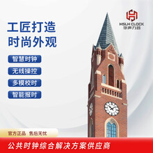 物联网塔楼时钟-华声力合牌现代简约指针式