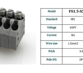 免螺丝LED驱动接线柱快速接线端子台端子厂家FS250-350