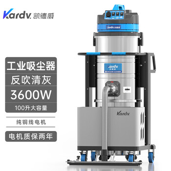 凯德威工业吸尘器DL-3010BF车间清灰用反吹清理100L