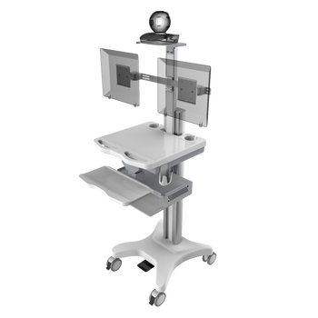 设备推车推车远程医疗电脑推车