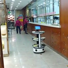 餐厅机器人租赁销售餐厅智能送餐传菜图片