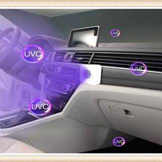 乐亿迪工厂定制车载UVLED净化消毒器紫外线杀菌器图片2