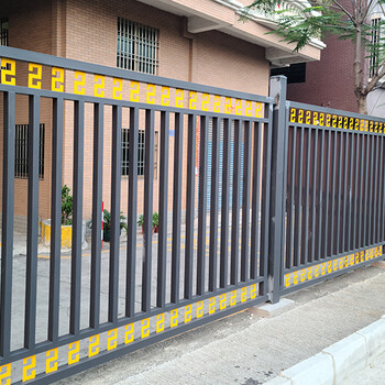 广州小区围墙栅栏生产厂家白云区楼盘外墙护栏安装