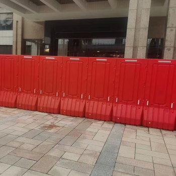 广州海珠区高栏水马围挡工地交通安全防护塑料水马护栏